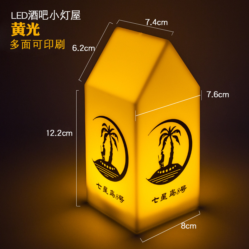 LED recargable luz de la noche comedor bar claro bar Luz de mesa personalizada atmósfera Luz Discoteca KTV colorida luz de la habitación