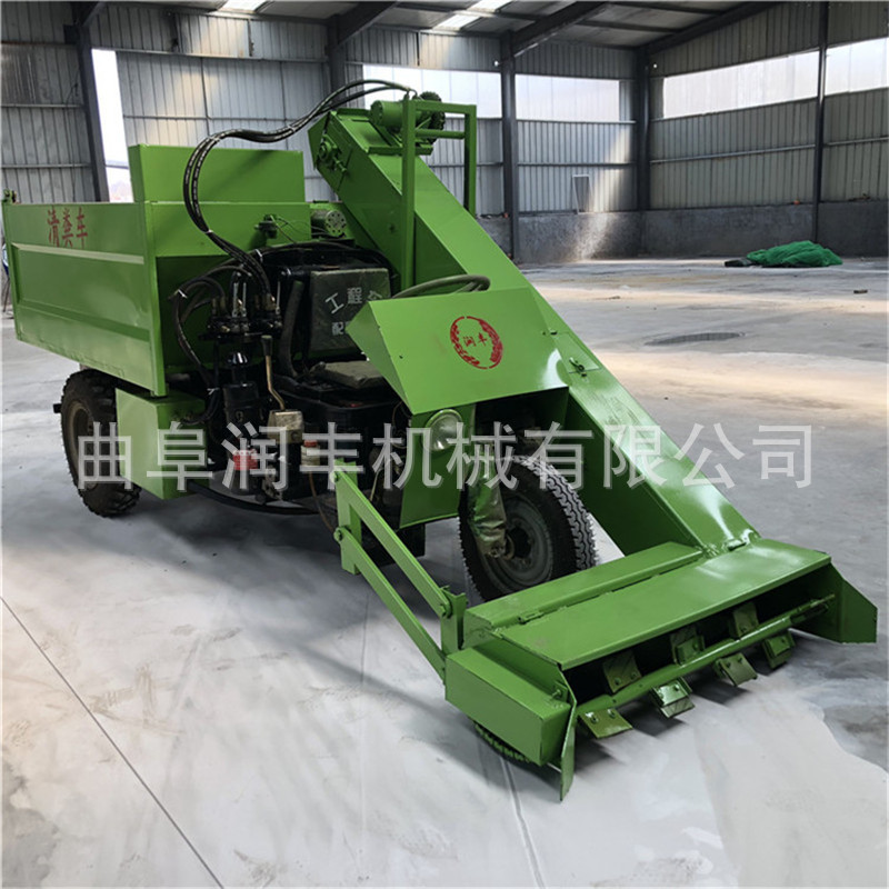 上海地面粪便自吸清粪车 养殖场铲粪车视频