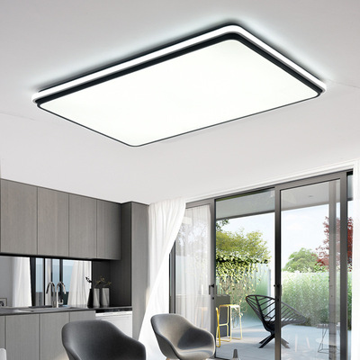 现货led吸顶灯创意款现代简约长方形客厅灯卧室餐厅灯具套餐组合|ms