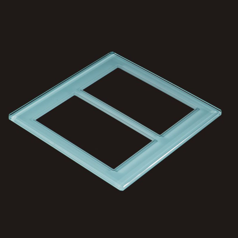 宁波厂家生产家居开关钢化玻璃面板 可来图打样可加定制