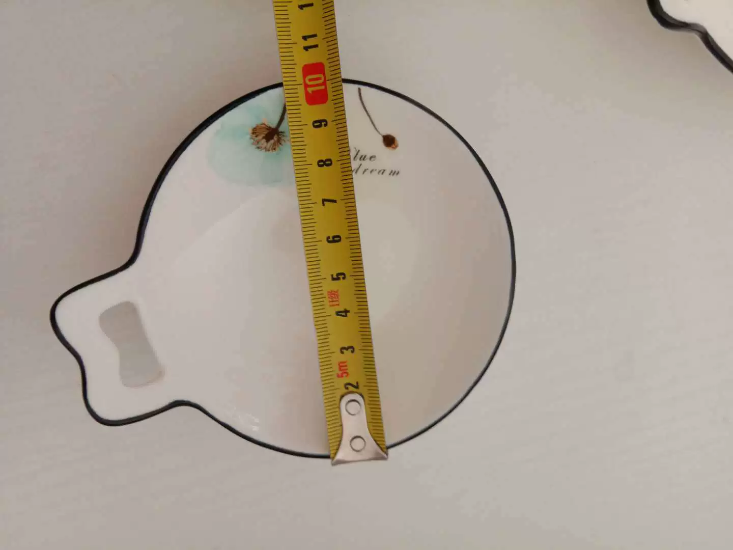 Ceramic vinegar plate snack disc 3.6 inch Han disc snack disc tableware dish