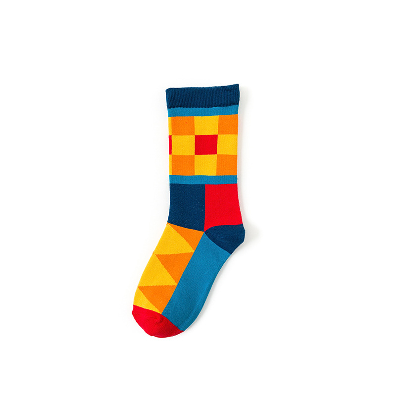 Unisex Crew Socken Mit Individuellem Muster Trendige Socken_voghion.com