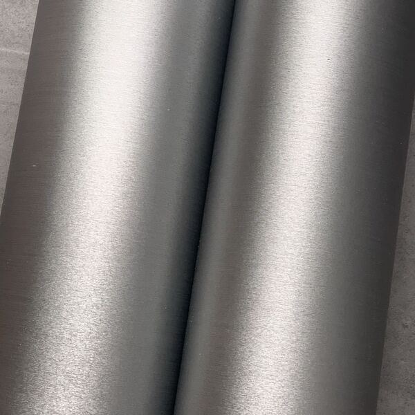 Extremely thick air guideline silver brushed texture matte back glue…