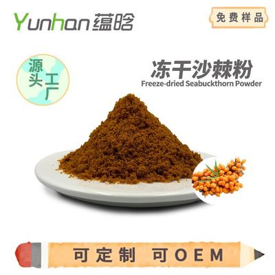 赛扬生物 食品级 冻干沙棘粉 烘焙原料 果蔬代餐粉 冻干沙棘粉