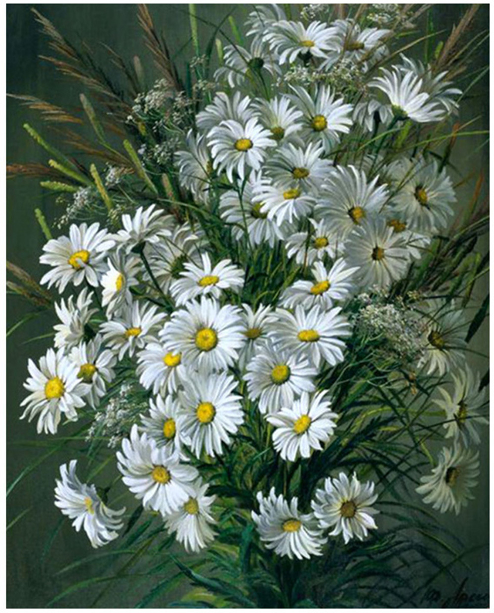 数字油画DIY客厅挂画装饰画无框组合框绷好内框跨境一件批发