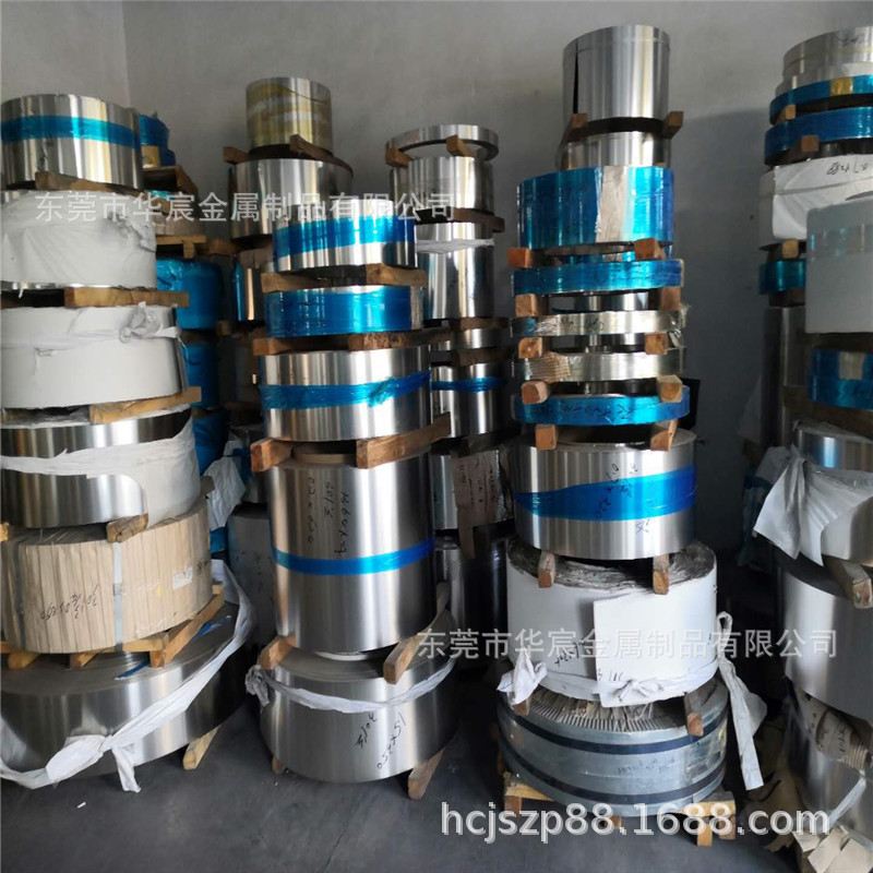 现货304不锈钢精密钢带 厚度公差小 专业平板钢带贴膜切割无毛刺