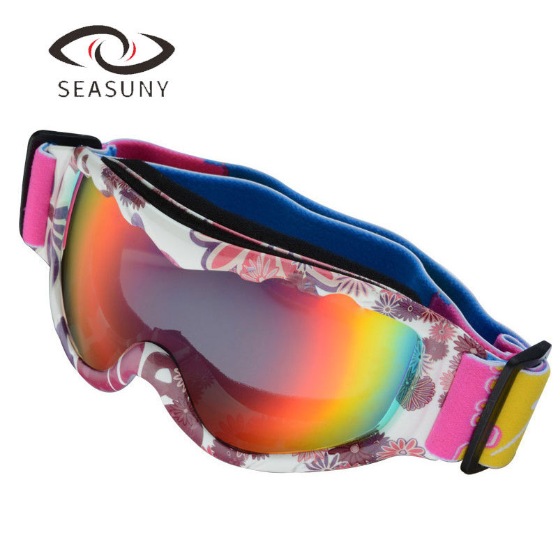 Children's ski goggles double-deck Fog children Ski goggles new pattern outdoors double-deck Fog children Ski goggles