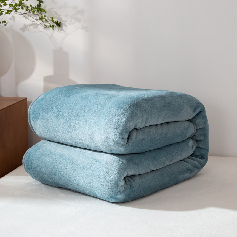 加厚360克金貂绒毛毯冬季保暖法兰绒床单沙发空调毯子礼品厂家