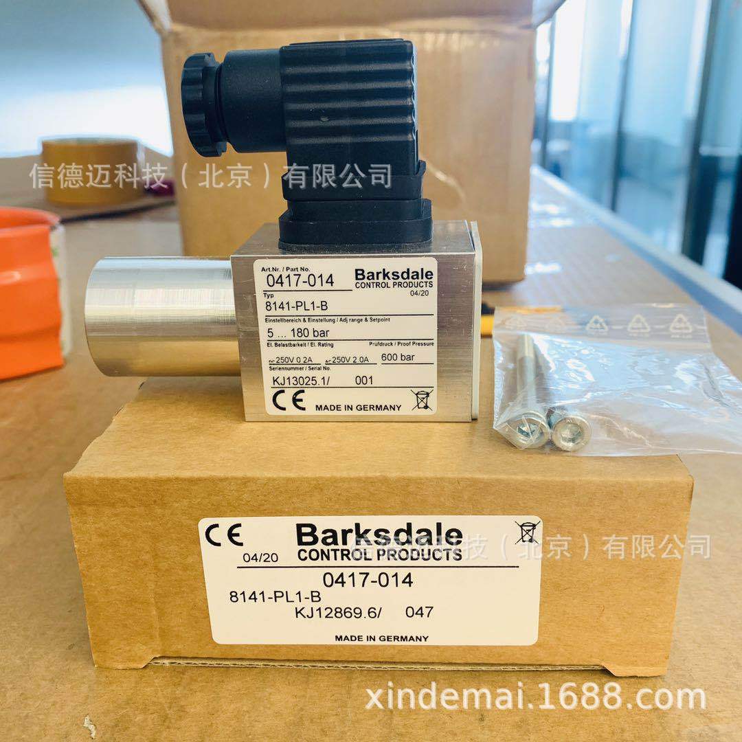 Barksdale巴士德  8000系列机械式紧凑式压力开关 0417-014