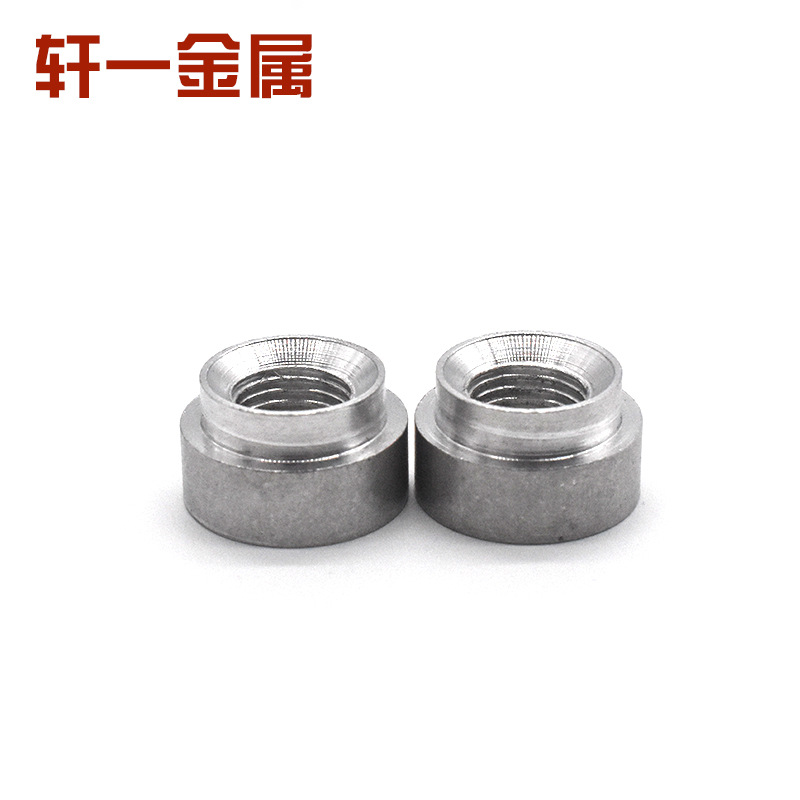 厂家供应 螺母螺母 圆形铁螺母镀锌镍 铝合金圆柱螺帽 非标定制