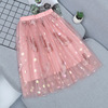 Spring autumn girl's skirt, long skirt, suitable for teen, mid-length
