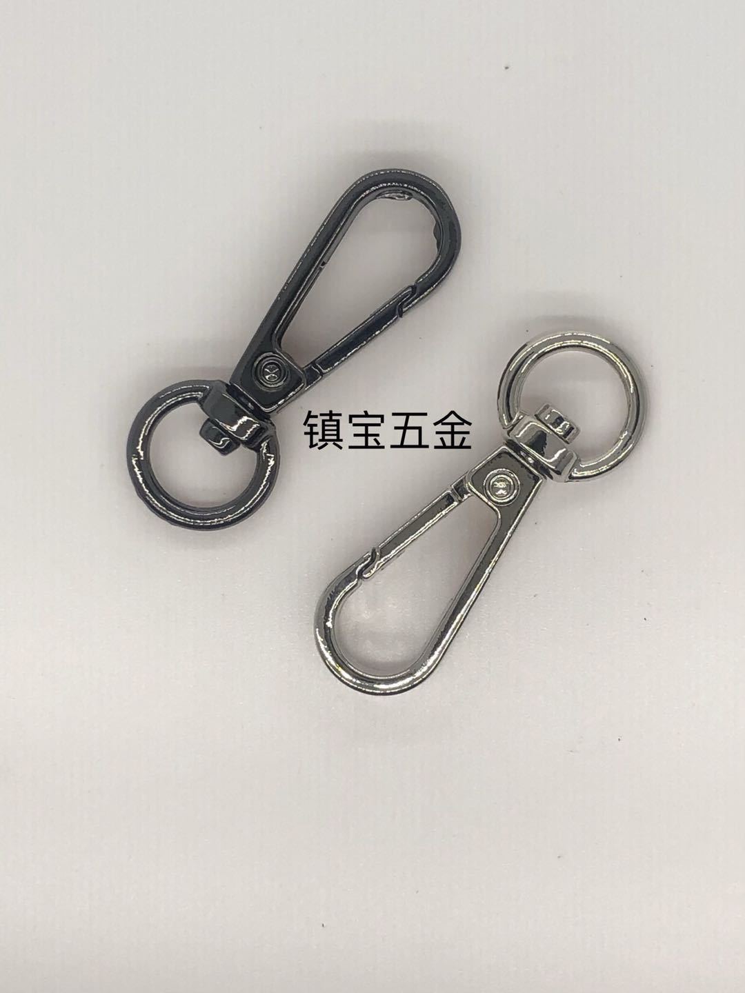箱包配件 锌合金3分小小板 金属钩扣狗扣 包包五金