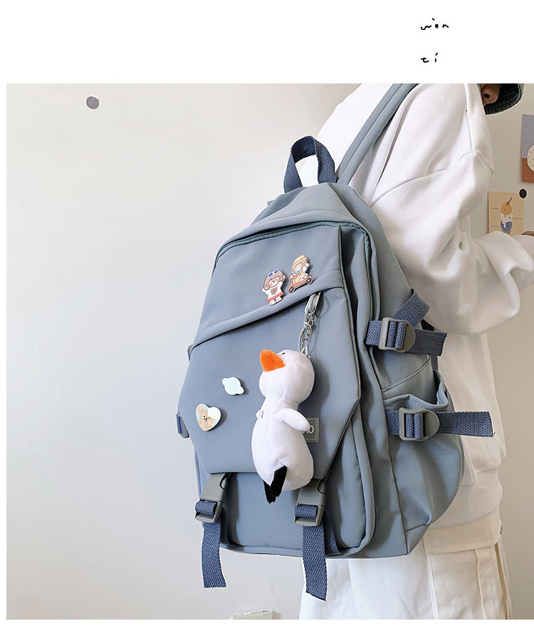 Backpack 2020 New Korean Style High School Junior High School Student Schoolbag Female Large Capacity Couple Travel Backpack Malepicture34