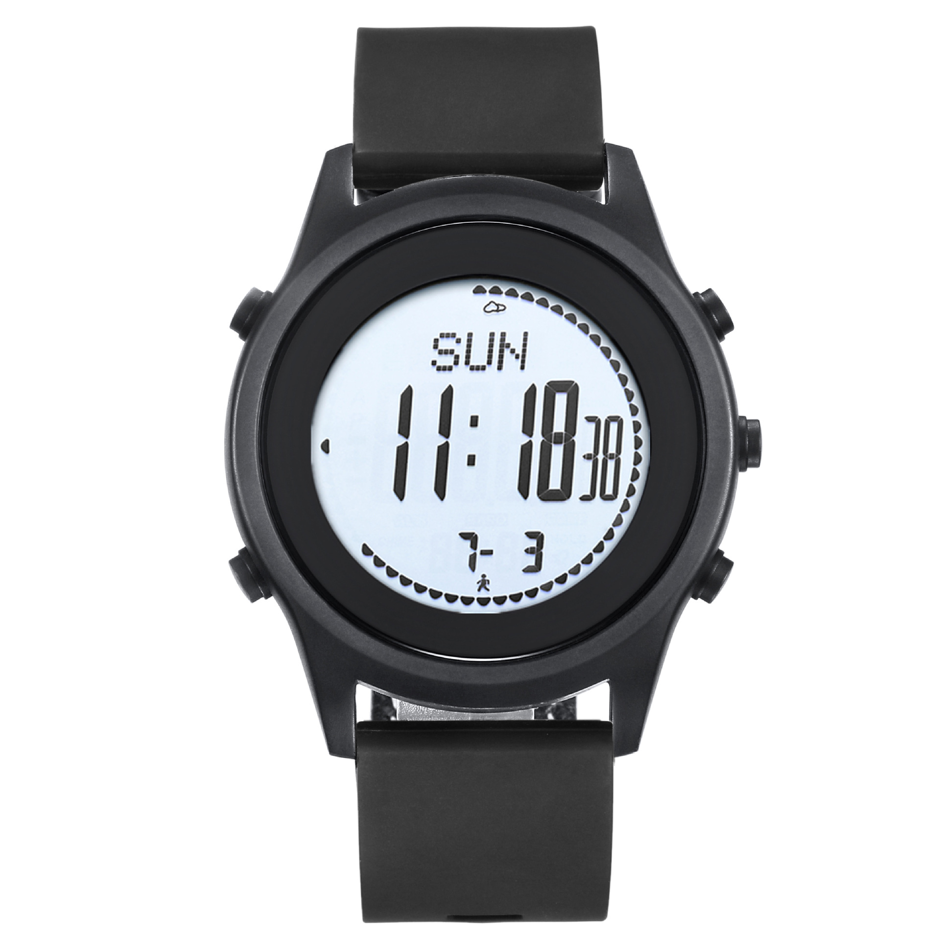 跨境新款spovan戶外登山手表多功能指南針測海拔氣壓智能運動手表