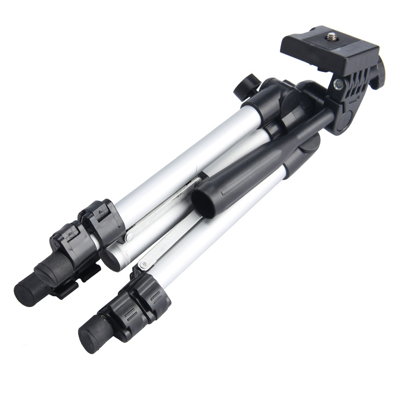 厂家批发铝合金三节支架望远镜支架相机手机万能夹批发