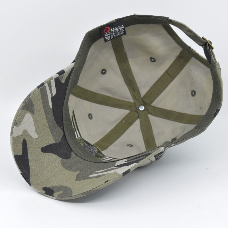Hot selling hiking tactical baseball embroidered five pointed star camouflage cap, spring and autumn sun shading_voghion.com