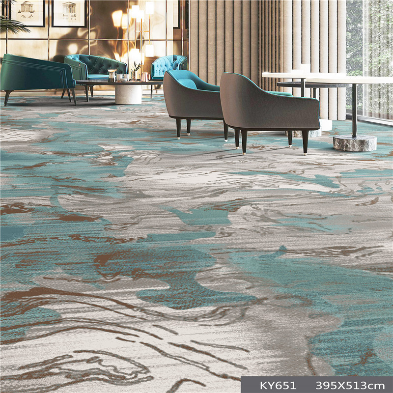 包邮写字楼办公室尼龙印花地毯客厅卧室酒店地垫家用工程满铺地毯