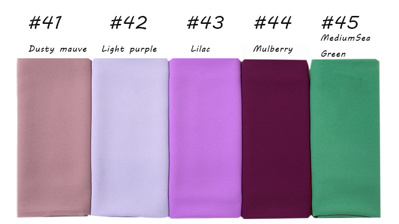 Women's Fashion Solid Color Chiffon Winter Scarves display picture 1