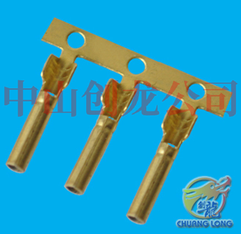 供应1.5，1.6，1.7，1.8，1.9铜管端子防水端子2.35尾插圆管端子