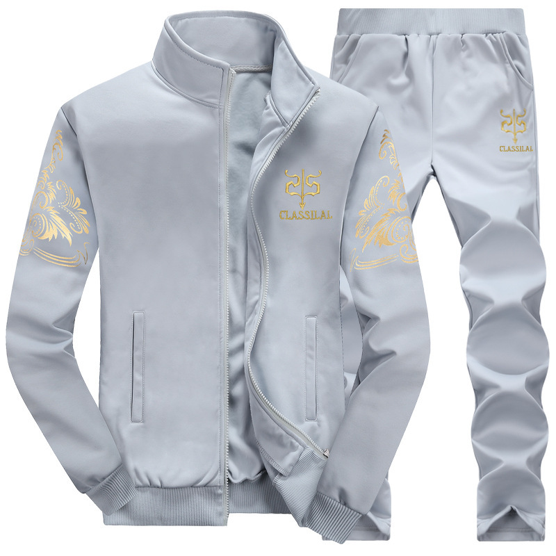 Herenkleding Lente heren sportpak casual lange mouwen honkbaljack middelbare school student mannelijke fitness sweatshirt heren sweatshirt nu_voghion.com