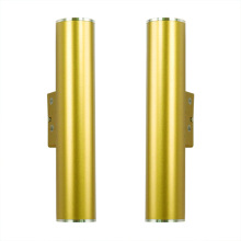 现代简约酒店餐厅走廊玄关壁灯客厅阳台卧室床头双头金色壁灯北欧