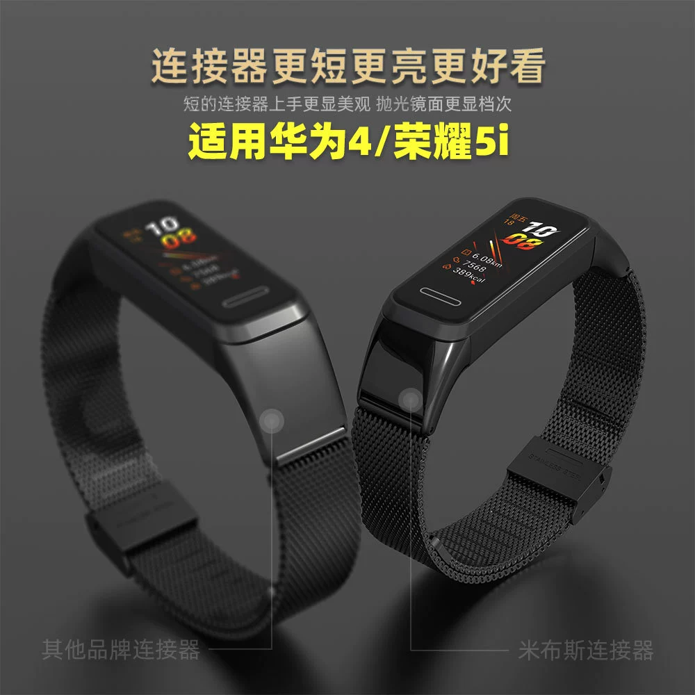 Подходящий для Huawei браслета 4 Таблица чести 5I металл нержавеющая сталь блок блочный магнитный страдание легкая разборка винт
