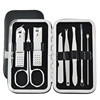 Manicure tools set stainless steel for manicure, cosmetic nail scissors for nails, 8 pieces, wholesale