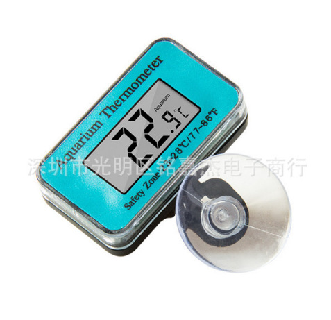 水族温度计养鱼液晶水温计热带鱼电子水温仪器鱼缸水族箱测温