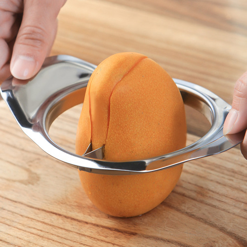 Ring cutting mango tool fruit divider peeling mango knife corer stainless steel slicer peeler
