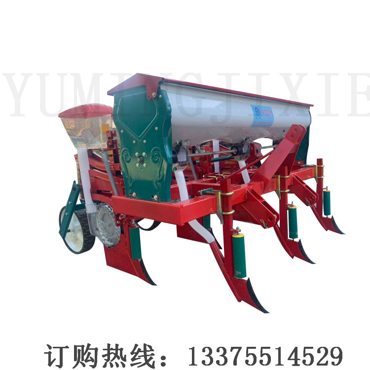 新款悬浮式玉米播种机四轮拖拉机带玉米播种机器2行3行四行免耕