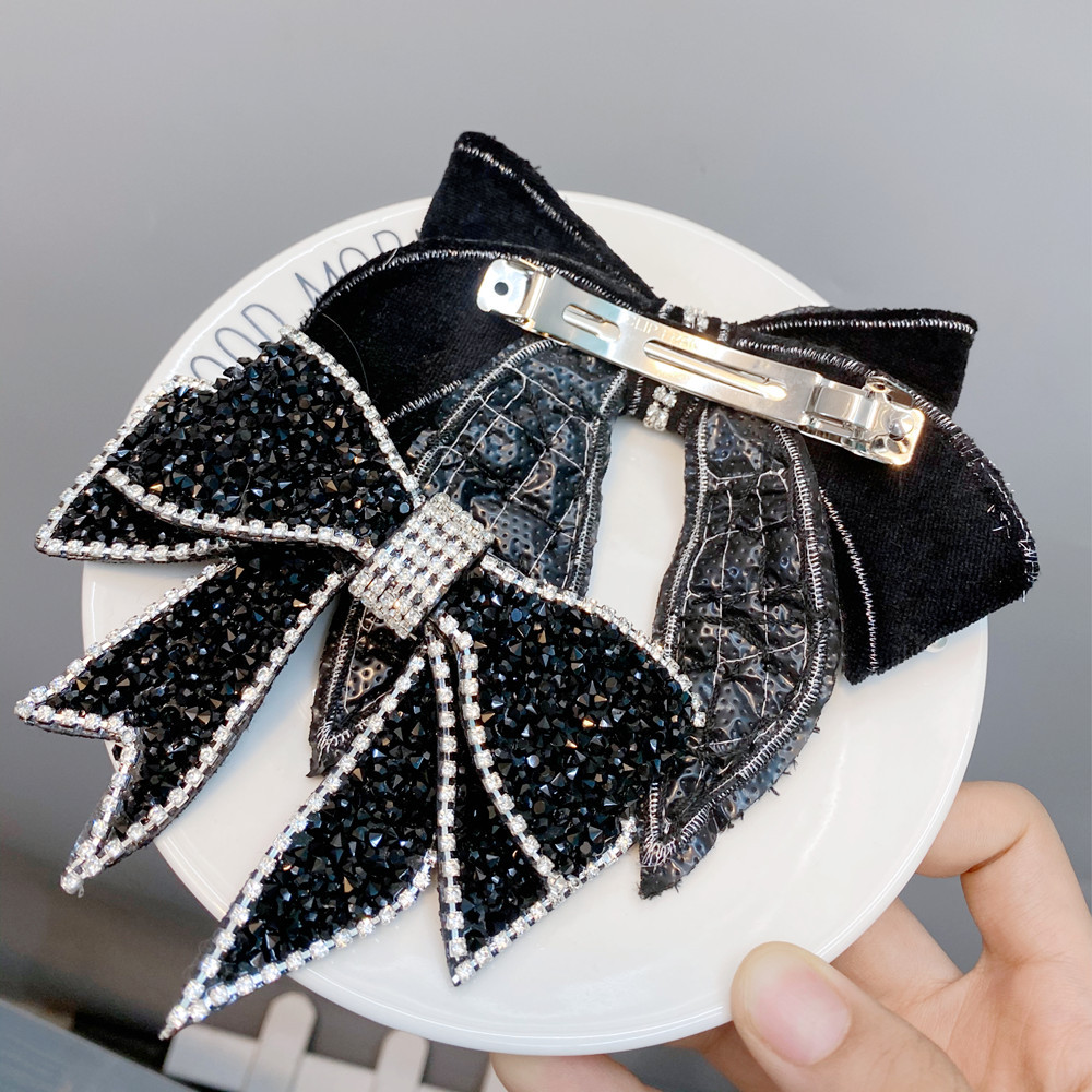 Korean   Bow  Diamond Clip display picture 9