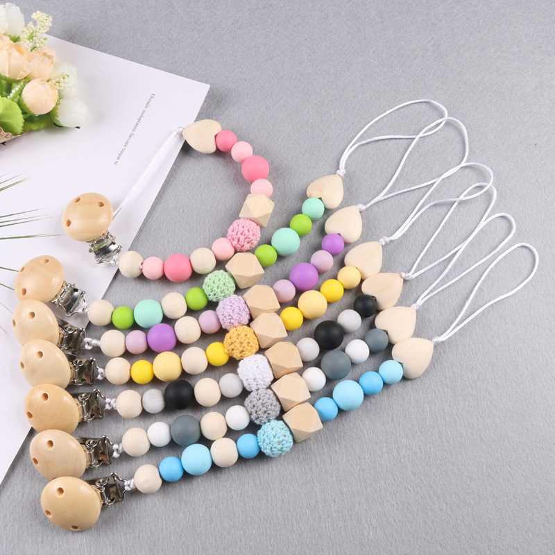 INS Explosions Pacifier Chain Baby Products Log Pacifier Clip Amazon Teeth Anti-drop Chain Anti-drop Belt