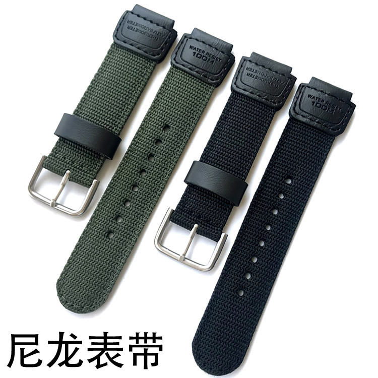 適配卡西AQ-S810W凸口18mmゴムバンド電子腕時計チェーンAE-1000 1200w欧