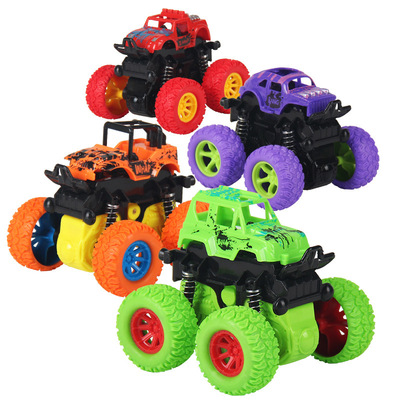 四驱车特技翻斗特技车惯性玩具男孩网红玩具地摊玩具跨境四驱车