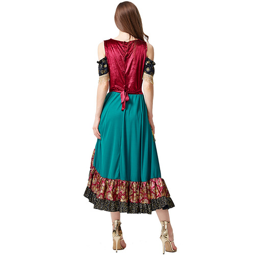 Halloween show flamenco costume STARLIGHT GYPSY stage performance fortune teller girl