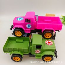 2元批发 儿童玩具美式越野车篷巡逻车 塑料车 玩具车 塑料车 赛车