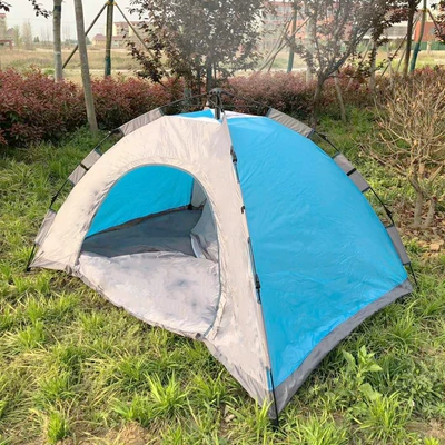 Full-automatic tent outdoor thickened rainproof double Travel Family quick beach camping camping camping tent (Çadırlar) - color-matching-2-3-people