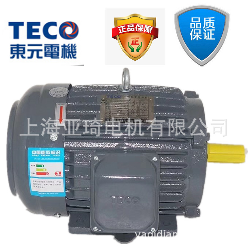 TEGH80M-4-0.75KW 1HP东元TECO电磁制动电机刹车电机