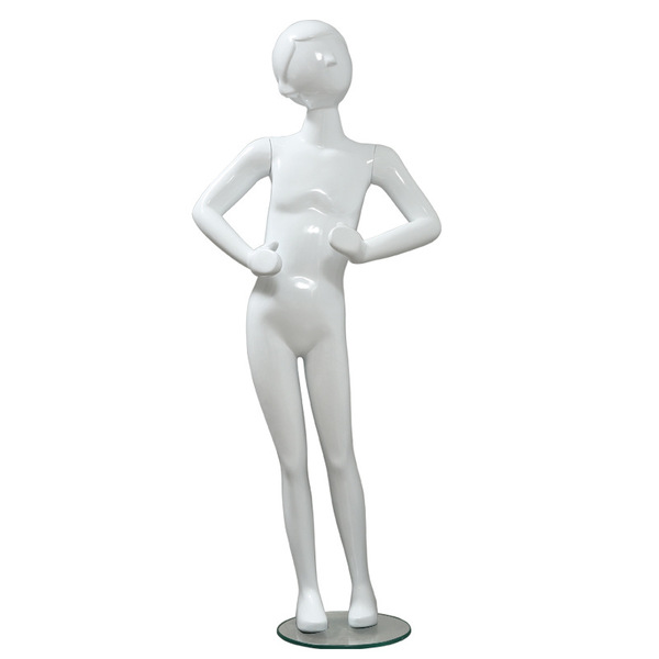 Children's glass mannequin head full body