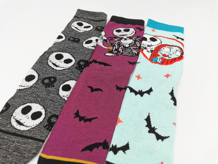 Unisex Casual Cartoon Polyester Cotton Jacquard Crew Socks A Pair display picture 6