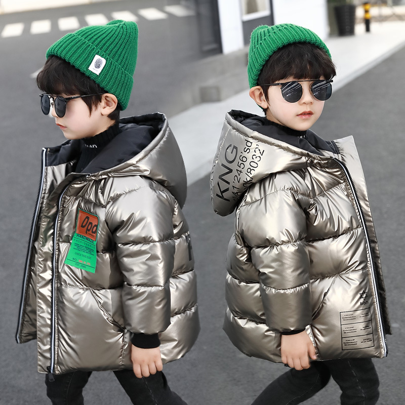 Boy cotton-padded clothes thickening Winter clothes new pattern Children's clothing children Cotton CUHK cotton-padded jacket leisure time Western style Korean Edition