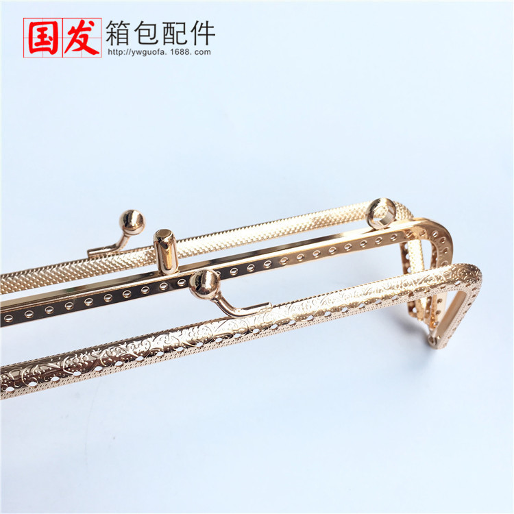 Spot 12CM 18CM bisagra cuadrada de tres cuadrados tres doblajes oro oro doble oro bronce oro ligero clásico