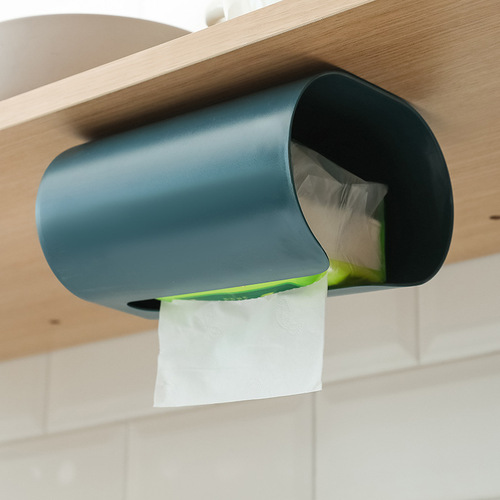 Multi-color hole-free wall-mounted tissue box for home kitchen living room bathroom and toilet, invisible under-bed tissue box with easy-to-use design