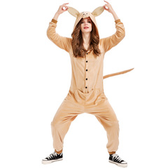 Halloween cosplay costumes, Australian kangaroo costumes, animal onesies, home wear, export to Europe, Halloween costumes