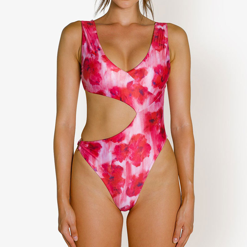 New foreign trade one-piece swimsuit Eur...