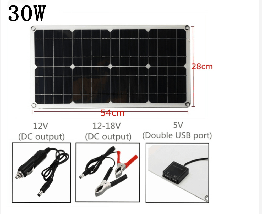 Power supply solar-powered