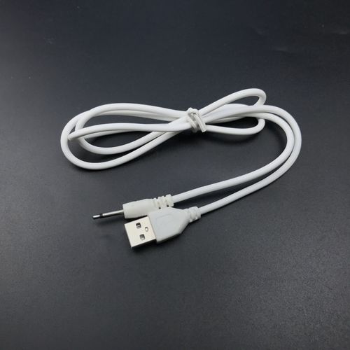 USB转dc2.5单声道音频充电线成人用品情趣用品充电线插针加长19mm