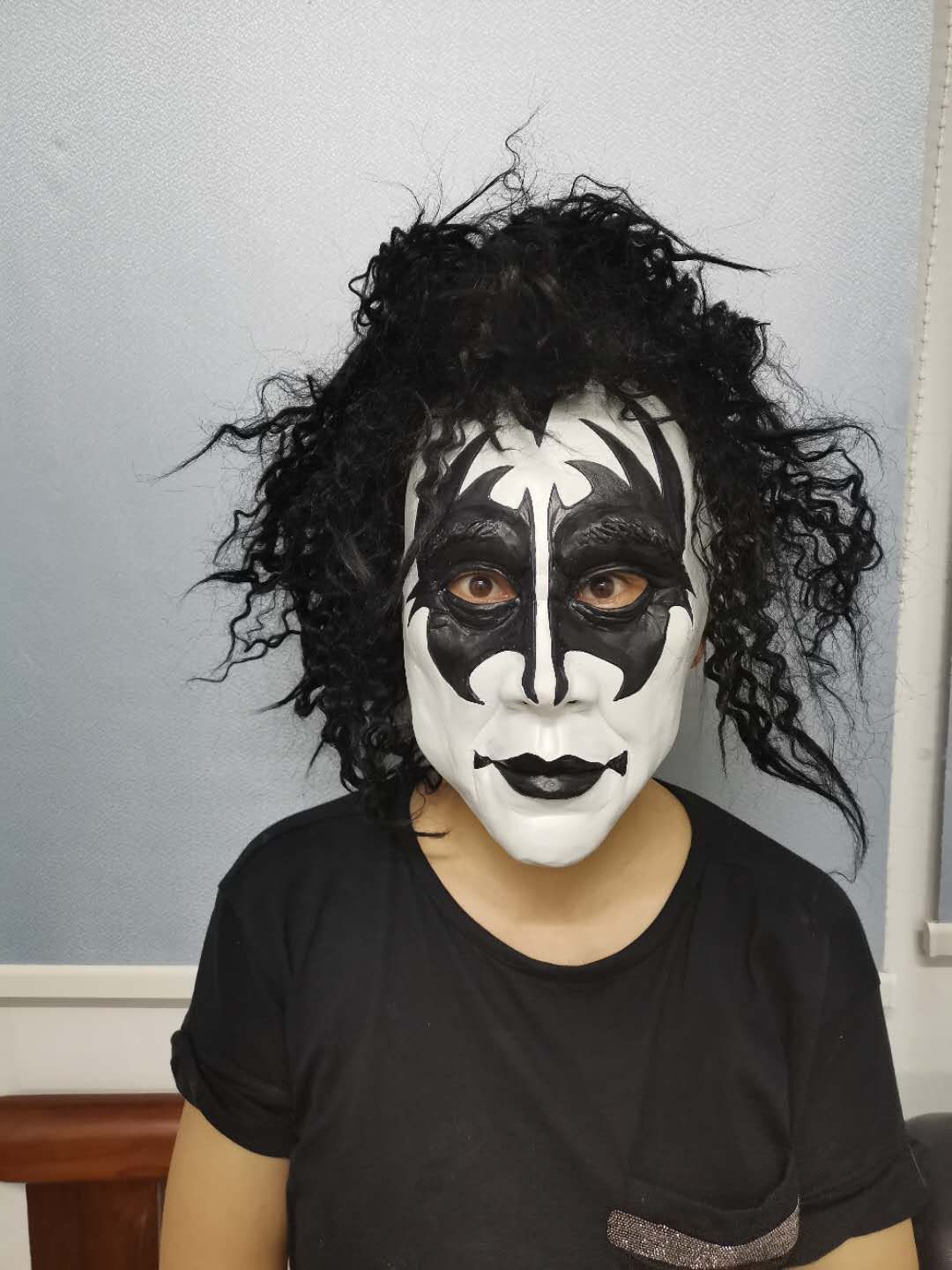 Kuss Gen Simmons Sänger Maske Horror Maske Verrückte Musik Festival Maske 2 # – Detail 2