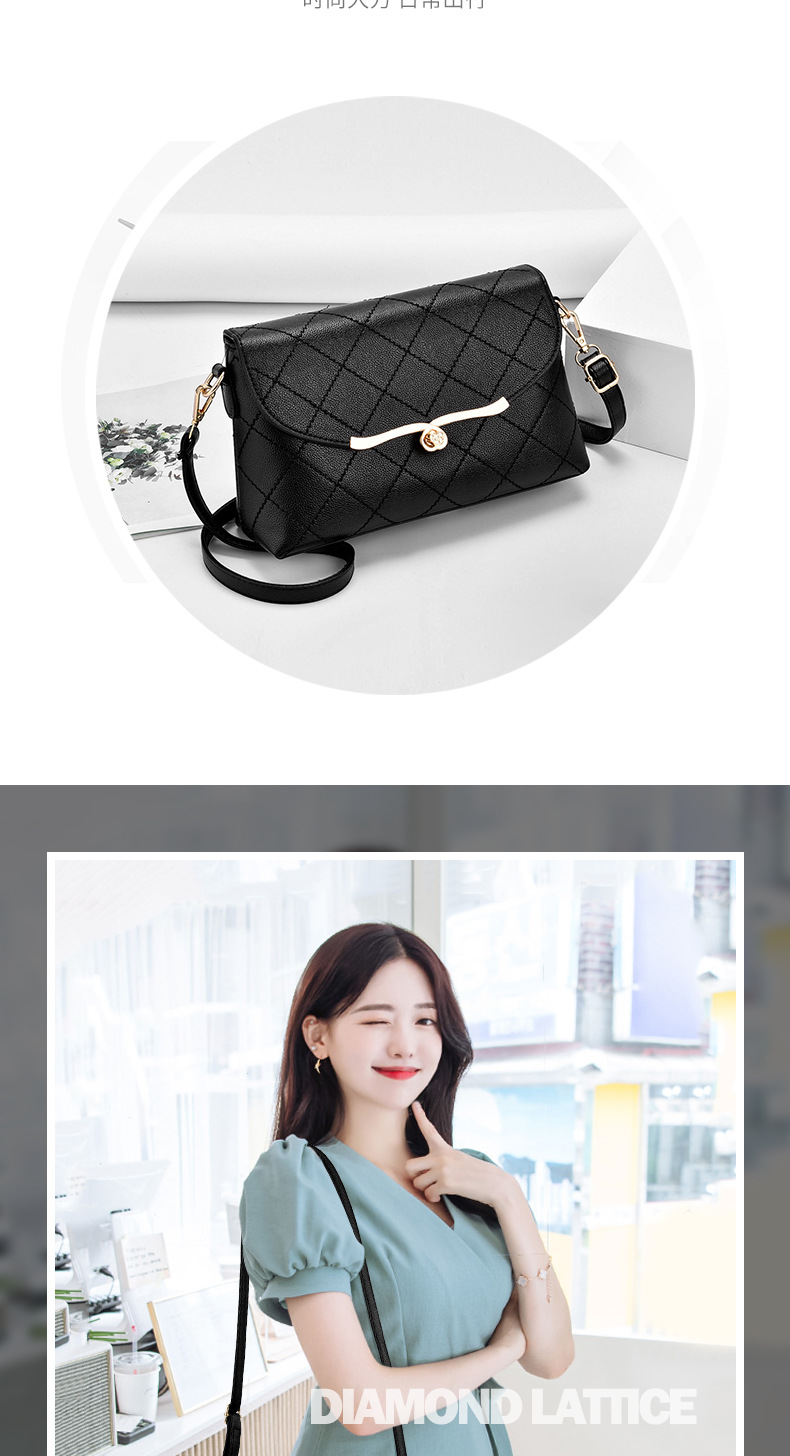 2023 New Women's Bag Women's Small Bag Soft Leather Crossbody Gift Mom Fashion 2022 New Middle Age Summer Lingge Small Bag Tide_voghion.com
