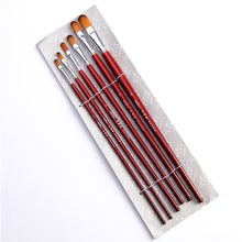 加工定制油画笔 深红杆学生考试用画笔系列油画笔